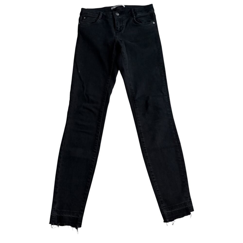 Zara Women's Dark Black Skinny Jeans